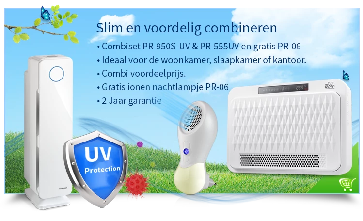 luchtreiniger-pr950enpr555-wit HEPA luchtreiniger aanbieding